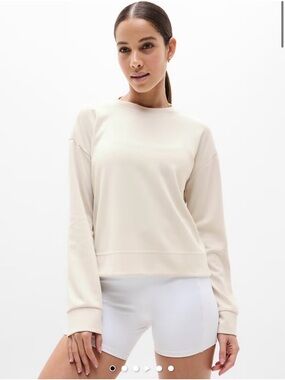 Athleta Seasoft Crewneck Sweatshirt in Blue